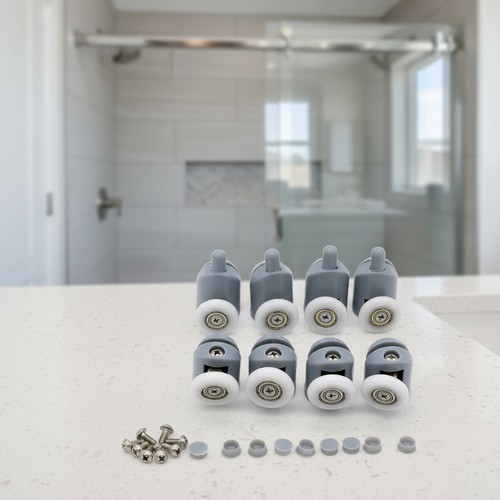 Piece shower door roller - 8-piece,